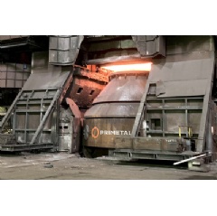 The new 125-ton LD converter (BOF) at ArcelorMittal Zenica’s steel plant ensures increased productivity and has eliminated a sloping issue.