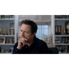 Michael J. Fox looks pensive in Still: A Michael J. Fox Movie, by Davis Guggenheim, a documentary at the 2023 Sundance Film Festival. (Photo courtesy of Sundance Institute)