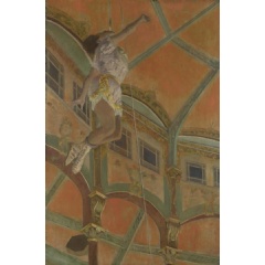 Image: Hilaire-Germain-Edgar Degas, Miss La La at the Cirque Fernando, 1879