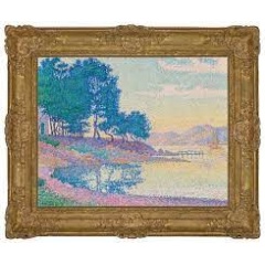 Paul Signac, Calanque des Canoubiers (Pointe de Bamer), Saint-Tropez (1896, estimate: £5,500,000-8,000,000)