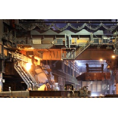 Converter charging at Salzgitter Flachstahl. Primetals Technologies has recently implemented the Slag Expert module at two LD converters (BOFs) in Salzgitter, Germany.