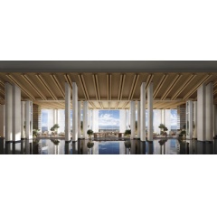 The Dali EDITION Lobby Lounge Rendering