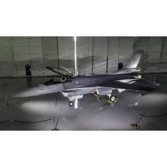 This F-16 Block 70 jet is the first of 14 to be delivered to the Slovak Republic.