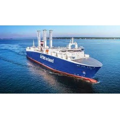 rendering of the vessel Ville de Bordeaux, chartered by Airbus and operated by Louis Dreyfus Armateurs, and equipped with three bound4blue eSAILs. Copyright Louis Dreyfus Armateurs / bound4blue