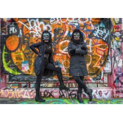 Image: Guerrilla Girls, Women In The World 2016, Photo by Katie Booth