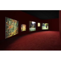 Installation view, Isaac Julien: “Lessons of the Hour,” SCAD Museum of Art, Savannah, Sept. 24–Dec. 15, 2019. Copyright Isaac Julien, courtesy the artist and Victoria Miro. Image courtesy of SCAD.
