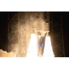 Two Northrop Grumman-built GEM 63XL solid rocket boosters provide additional thrust to help successfully launch the inaugural flight of United Launch Alliance’s Vulcan Centaur Rocket. (Photo Credit: Northrop Grumman)