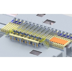 A 3D image of Hyundai Steels intermediate cooling unit from Primetals Technologies.
