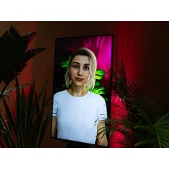 Laura is the name of the smart dialog system that provided guests interactively with advice on the digitalization solutions presented at Digital X 2023. © Deutsche Telekom