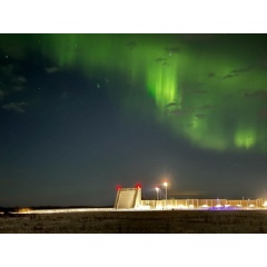The Long Range Discrimination Radar at Clear Space Force Station in Clear, Alaska. The Lockheed Martin-built radar provides precise tracking and discrimination of missile threats combined with simultaneous space domain awareness.