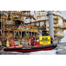 Greenpeace activists occupy a fossil gas drilling platform between Germany and the Netherlands