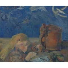 Clovis Sleeping
Paul Gauguin (1848 - 1903), Rouen, 1884
oil on canvas, 46.4 cm x 56.1 cm
Credits: Van Gogh Museum, Amsterdam (purchased with support from the VriendenLoterij, the Rembrandt Association (see complete caption below)