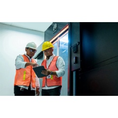 Indosat Ooredoo Hutchison engineers at the core network data center