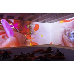 Pipilotti Rist, Lungenflügel 2009, on display at Tate Modern. Presented as part of the D.Daskalopoulos Collection Gift 2023. © Pipilotti Rist. Photo © Tate (Matt Greenwood)