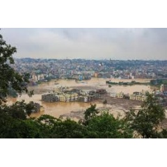 UNICEF/UNI652277/Laxmi-Prasad-Ngakhusi
On 28 September 2024, a view of flooding Kathmandu, central Nepal, following heavy rainfall lasting several days across the country.