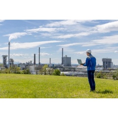 All the data at a glance: with the help of software from AllocNow, WACKER can now disclose the carbon footprint of its products. This helps customers select the right product and calculate their own CO2 emissions. (Photo: WACKER)