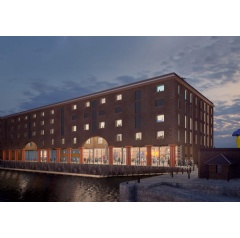 Concept art for reimagined Tate Liverpool  6a architects