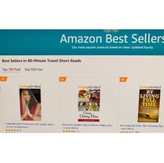 “Living Namaste: Photography and Spoken Word Poetry” shot to the number one spot on Amazon in Travel Writing and 90 Minute Short Travel Stories in the first week after it was launched.