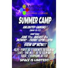 Gamers Respawn Summer Camp