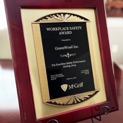 GreenWood, Inc. Earns Industrial Safety Award