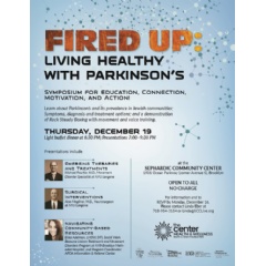 Fired Up: Living Healthy With Parkinsons Disease