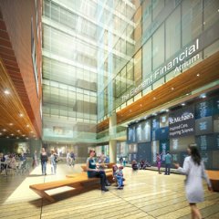 Rendering of the Element Financial Atrium
