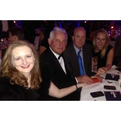 Pictured at the PRCA Awards ceremony, left to right, are: Jane Henry, Director of Marketing; Chris McLaughlin; Jonathan Sinnatt, Director of Corporate Communications; and Katie Potts, Corporate Communications Manager.