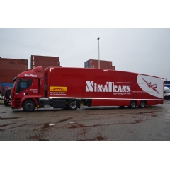 The new trailer is designed specifically for use in mainland Europe to meet European legislation requirements.