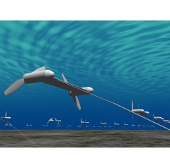 Fig. 1  Underwater Floating Type Ocean Current Turbine System