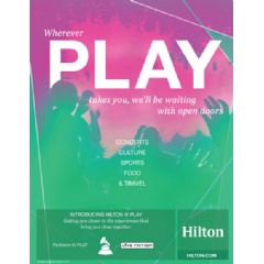 Hilton is setting out to inspire a new, healthier mindset - encouraging people to seek out the unfamiliar, to appreciate a different point of view and to learn from every day experiences and travel moments. Credit: Hilton Worldwide.