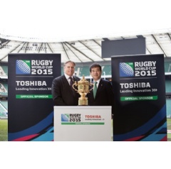 Left: Brett Gosper, CEO of World Rugby
Right: Noriaki Hashimoto, Corporate Vice President, Corporate Representative-EMEA, Toshiba Corporation
