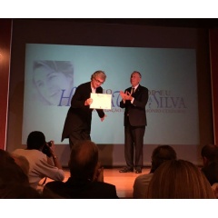 Wim Wenders and Marcelo Rebelo de Sousa, President of the Portuguese Republic (c) Sophia Hoffinger
