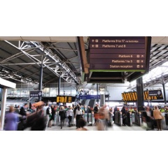 Leeds train station - which will form part of the Transpennine Route Upgrade