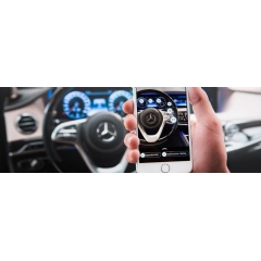 Ask Mercedes: The intelligent virtual assistant. The new service makes use of artificial intelligence (AI) and combines a chatbot with augmented reality functions.