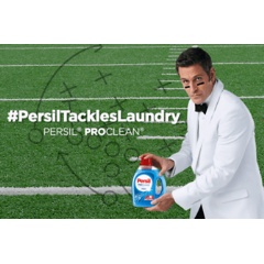 This year’s Super Bowl LII® TV commercial will again feature Persil detergent’s superhero, “The Professional”.