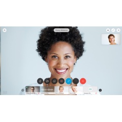 Whether you use Webex meetings or Webex Teams, you’ll see all your teammates, in crisp, clean consistent layouts -- whether you are using your laptop, your Cisco video room device or your mobile device.