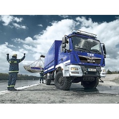 MAN trucks are no stranger to the THW (German Federal Agency for Technical Relief): They have been in use, in one form or another, for many years