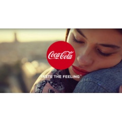 The campaign “Taste the Feeling” by Coca-Cola is supported by sound design.