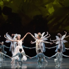 Photo (top): Simone Messmer and Didier Bramaz in Miami City Ballet’s A Midsummer Night’s Dream. Photo taken by Gene Shiavone.