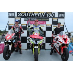 Isle of Man (GBR) Southern 100 - 12nd July 2018. Team BMW Rider Rob Hodson #44 (GBR) BMW S1000RR
