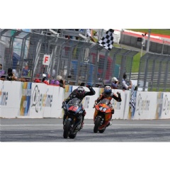 Bagnaia and Oliveira have battled for Moto2 honours