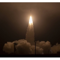 The United Launch Alliance (ULA) Delta II rocket with the NASA Ice, Cloud and land Elevation Satellite-2 (ICESat-2) onboard is seen shortly after the mobile service tower at SLC-2 was rolled back. Credits: NASA/ Bill Ingalls