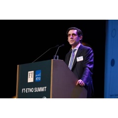 The Chairman and CEO of Telefnica, Jos Mara lvarez-Pallete, in Brussels at this years edition of the FT-ETNO Summit.