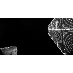 The first images from BepiColombo show part of the solar array © ESA/BepiColombo/MTM, CC BY-SA 3.0 IGO