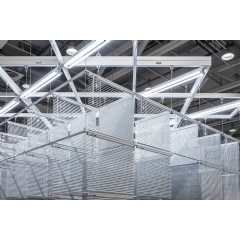 Haegue Yang Sol LeWitt Upside Down – Structure with Three Towers, Expanded 23 Times, Split in Three 2015 © Haegue Yang.