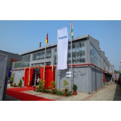 The exterior of the New Service Center in Hyderabad, India