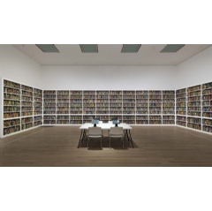 The British Library, 2014, by Yinka Shonibare. Tate Modern 2019.  Yinka Shonibare. Photograph. Oliver Cowling, Tate.