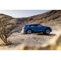 The Audi e-tron wins in the “All-Wheel Hybrids and Electric” category as part of the readers’ choice awards run by AUTO BILD Allrad.