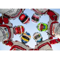 The six Audi factory drivers for the 2019 DTM