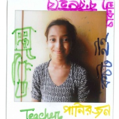 In this drawing she made on her portrait in June 2019, 13-year-old Fatima*, a Rohingya refugee in Bangladesh, describes traumas she has faced as well as her dreams for the future. *Name has been changed. Photo Credit: Save the Children